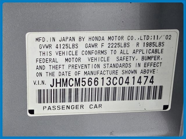 2003 Honda Accord EX 2.4