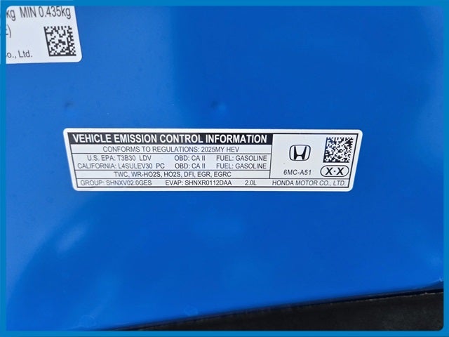 2025 Honda Civic Hybrid Sport Touring