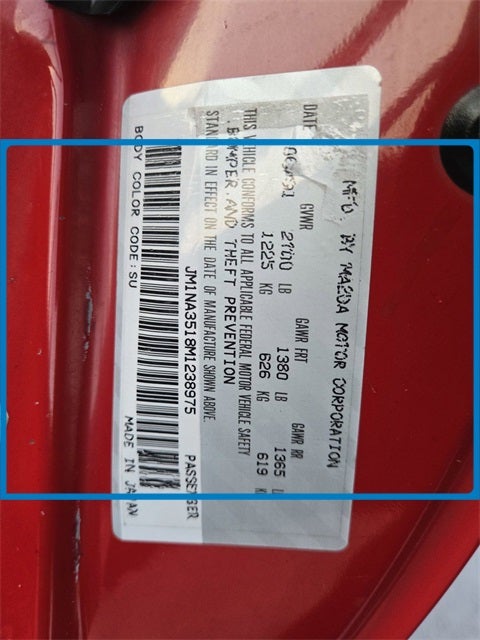 1991 Mazda Mazda Miata 2dr Coupe Convertible