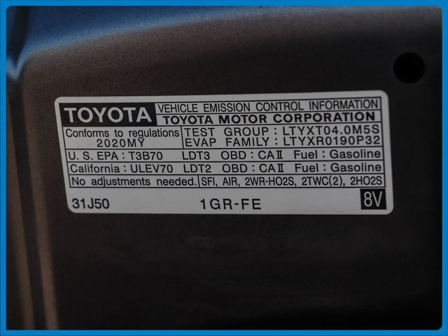 2020 Toyota 4Runner SR5