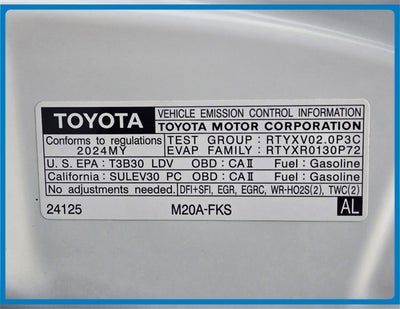 2024 Toyota Corolla Hatchback SE