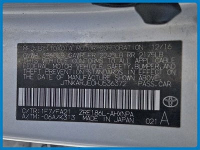 2017 Toyota Corolla iM CVT (Natl)