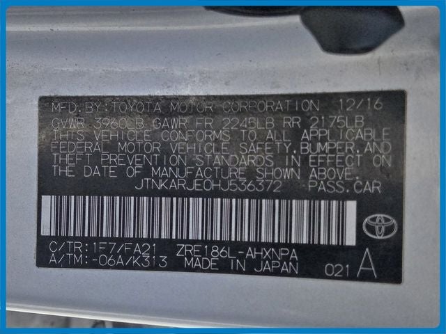 2017 Toyota Corolla iM CVT (Natl)