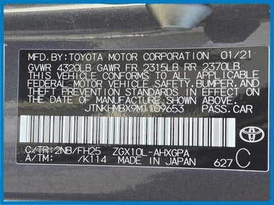 2021 Toyota C-HR Nightshade