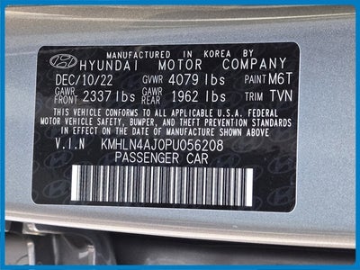 2023 Hyundai ELANTRA HYBRID Limited
