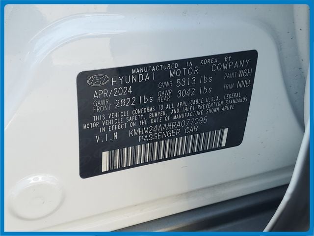 2024 Hyundai IONIQ 6 SE