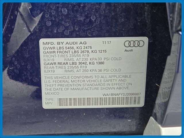 2018 Audi Q5 2.0T Premium Plus quattro