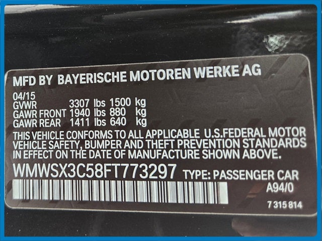 2015 MINI Cooper S S