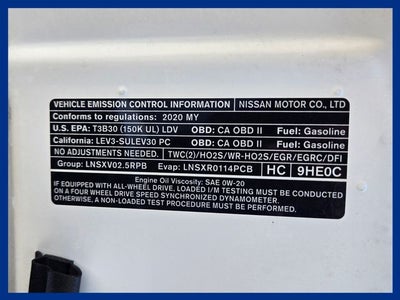 2020 Nissan Altima 2.5 SR