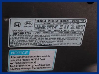 2017 Honda HR-V EX