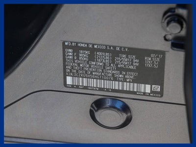 2017 Honda HR-V EX