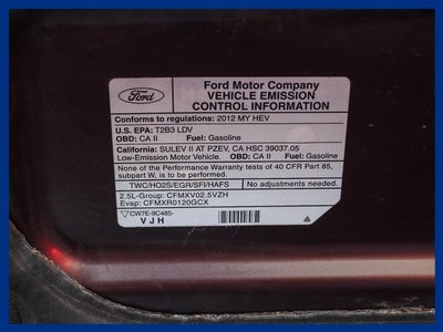 2012 Lincoln MKZ Hybrid Hybrid