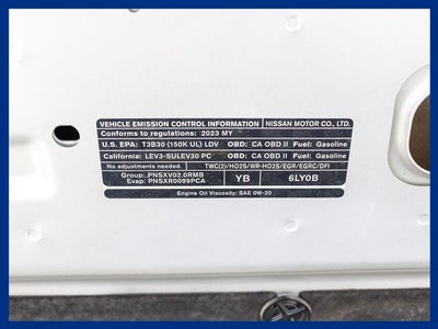2023 Nissan Sentra SV