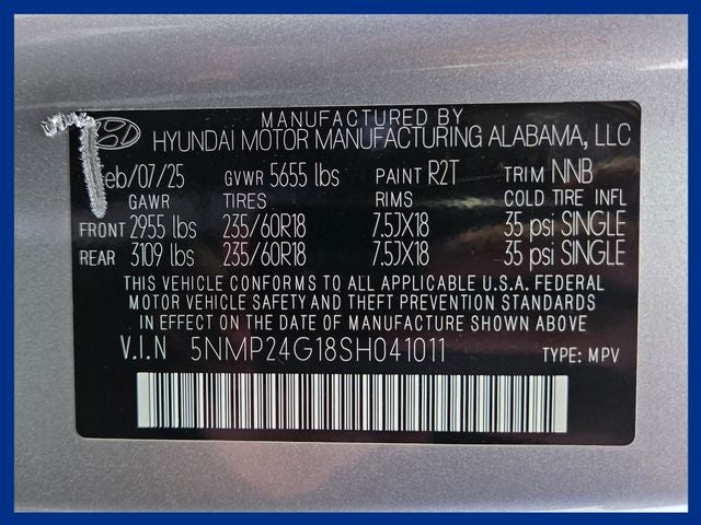 2025 Hyundai SANTA FE HYBRID SEL