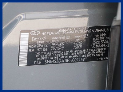 2023 Hyundai SANTA FE HYBRID SEL Premium