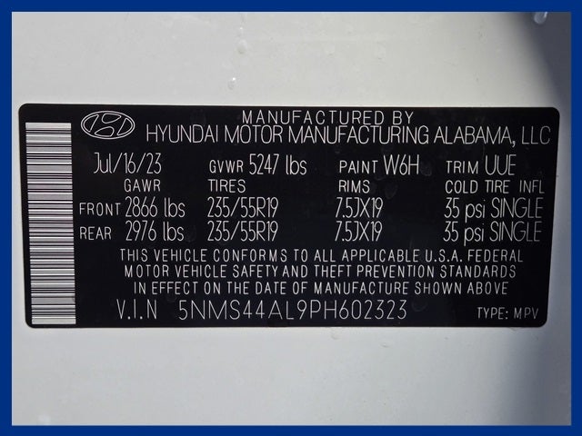 2023 Hyundai SANTA FE Limited