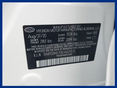 2020 Hyundai ELANTRA Value Edition