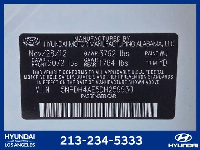 2016 Hyundai ELANTRA Value Edition