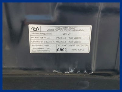 2017 Hyundai SONATA Base