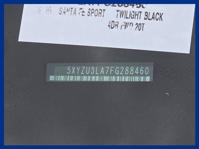 2015 Hyundai SANTA FE SPORT 2.0T