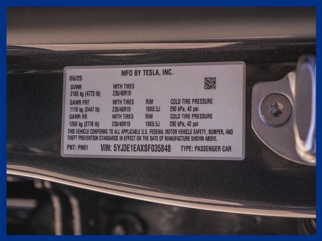 2025 Tesla Model 3 Long Range