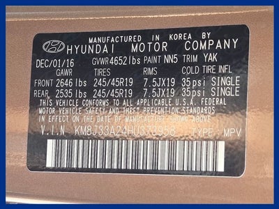 2017 Hyundai TUCSON Limited