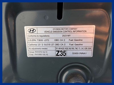 2023 Hyundai TUCSON HYBRID Blue