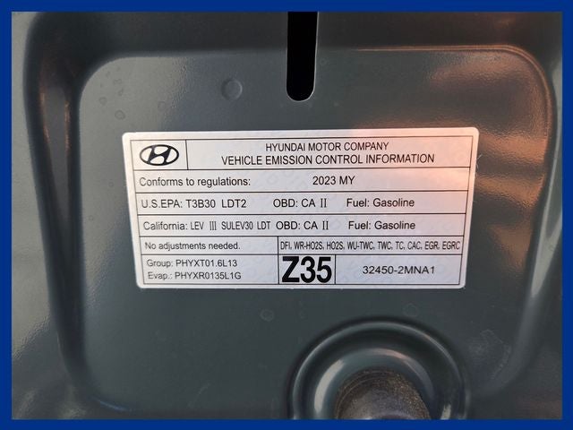 2023 Hyundai TUCSON HYBRID Blue