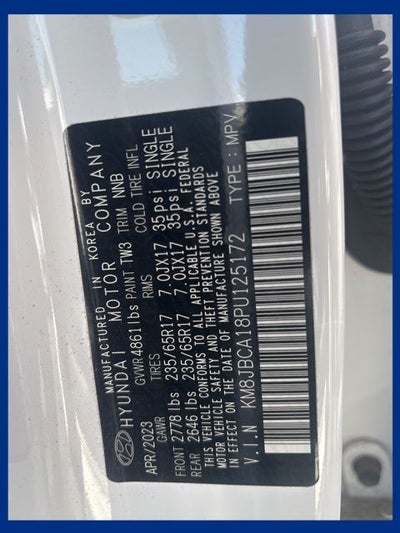 2023 Hyundai TUCSON HYBRID Blue