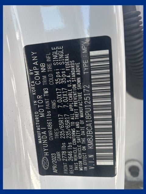 2023 Hyundai TUCSON HYBRID Blue