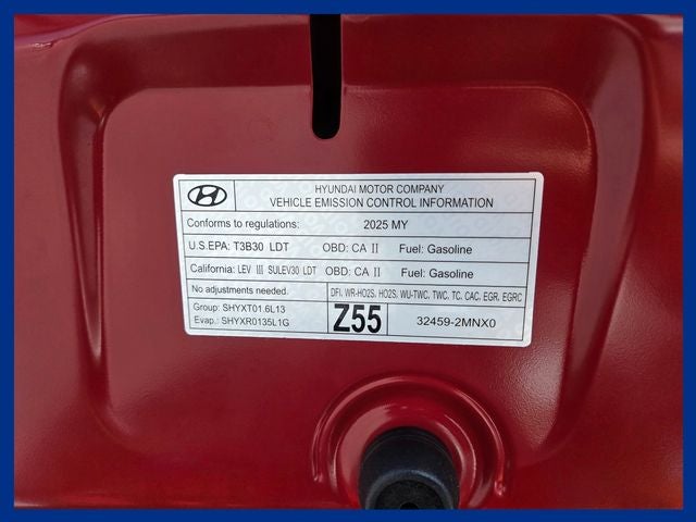 2025 Hyundai TUCSON HYBRID Blue