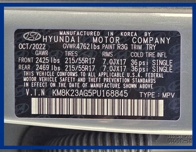 2023 Hyundai KONA ELECTRIC SE