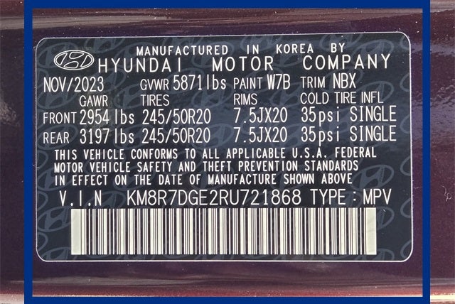 2024 Hyundai PALISADE Calligraphy