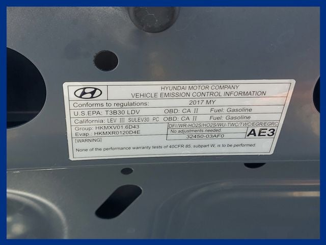 2017 Hyundai IONIQ HYBRID Blue