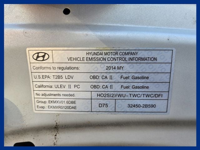 2014 Hyundai ACCENT GLS