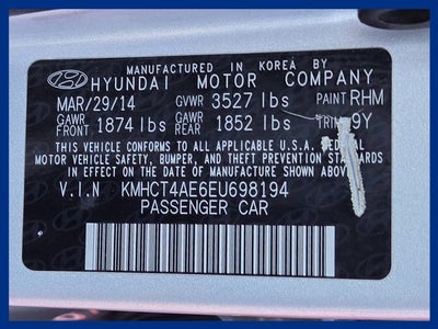 2014 Hyundai ACCENT GLS