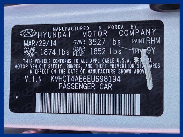 2014 Hyundai ACCENT GLS