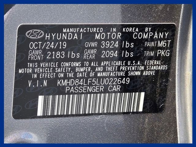 2020 Hyundai ELANTRA Value Edition