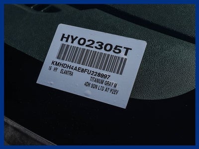 2015 Hyundai ELANTRA Limited