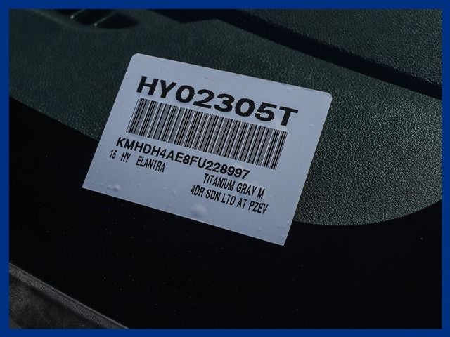 2015 Hyundai ELANTRA Limited