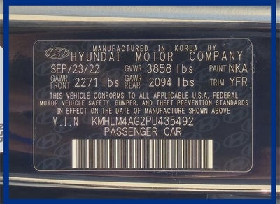 2023 Hyundai ELANTRA SEL