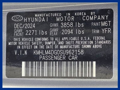 2025 Hyundai ELANTRA SEL Sport