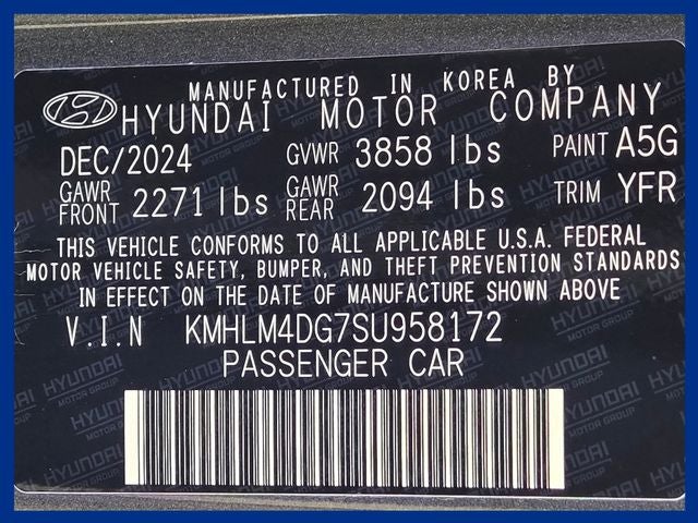 2025 Hyundai ELANTRA SEL Sport