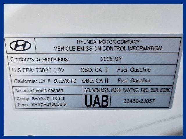 2025 Hyundai ELANTRA SEL Sport