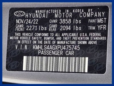 2023 Hyundai ELANTRA SEL