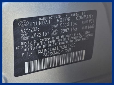 2023 Hyundai IONIQ 6 SEL