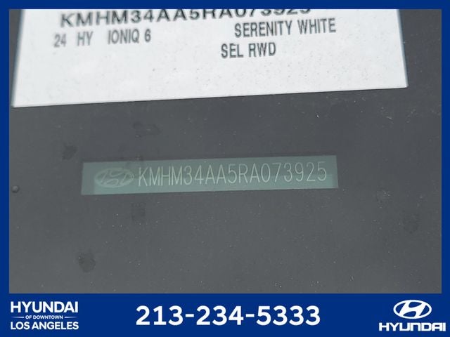 2024 Hyundai IONIQ 6 SEL