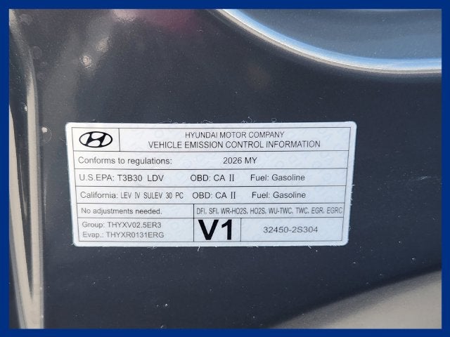 2026 Hyundai SONATA SEL Sport