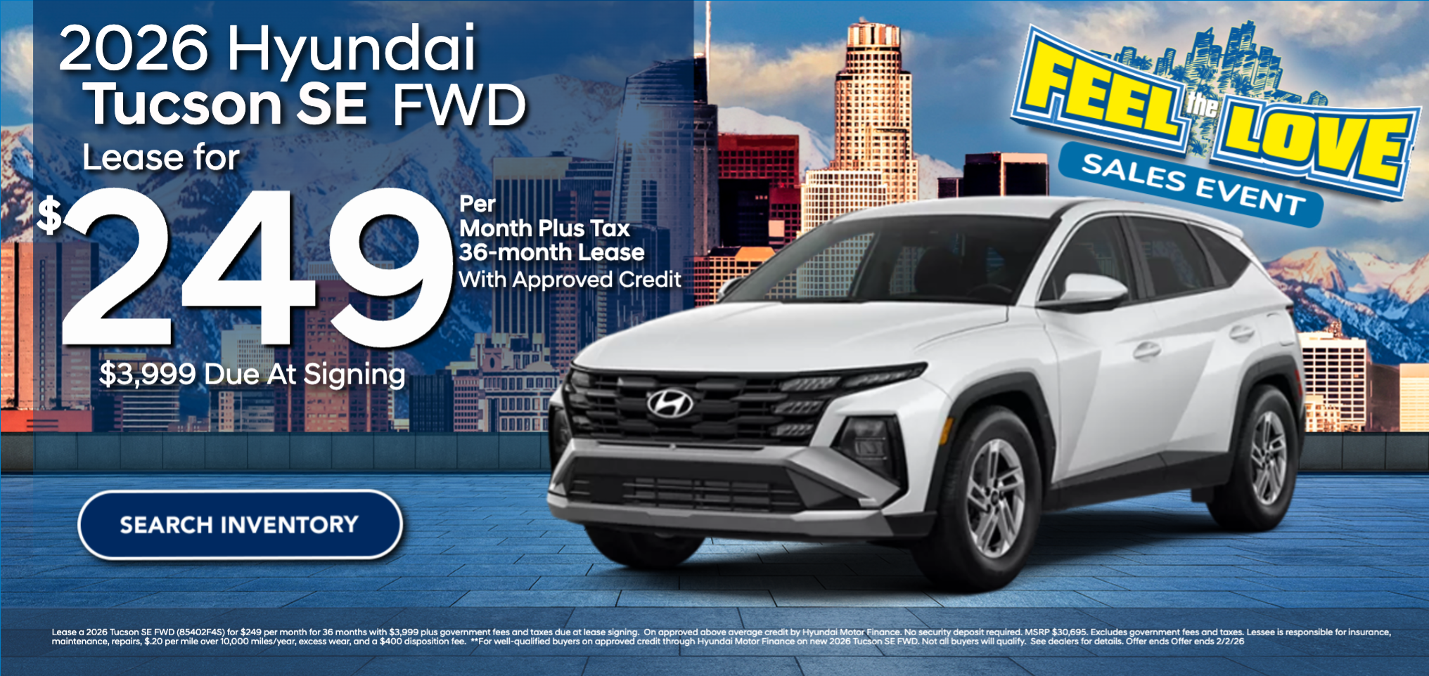 2026 Tucson Lease at Hyundai DTLA