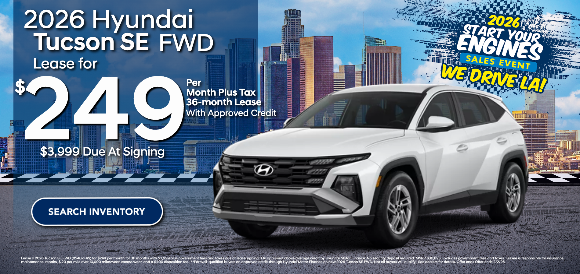2026 Tucson Lease at Hyundai DTLA